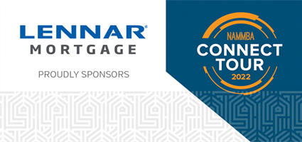 Lennar Mortgage logo and NAMMBA Connect Tour logo